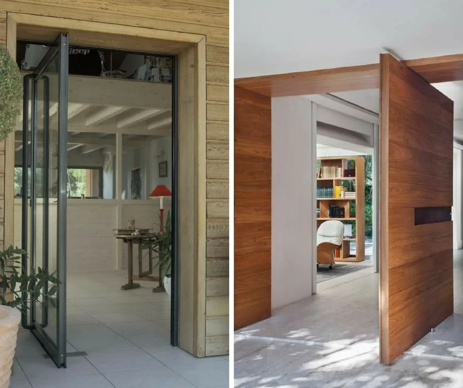 Découvrez la porte pivotante Schüco
