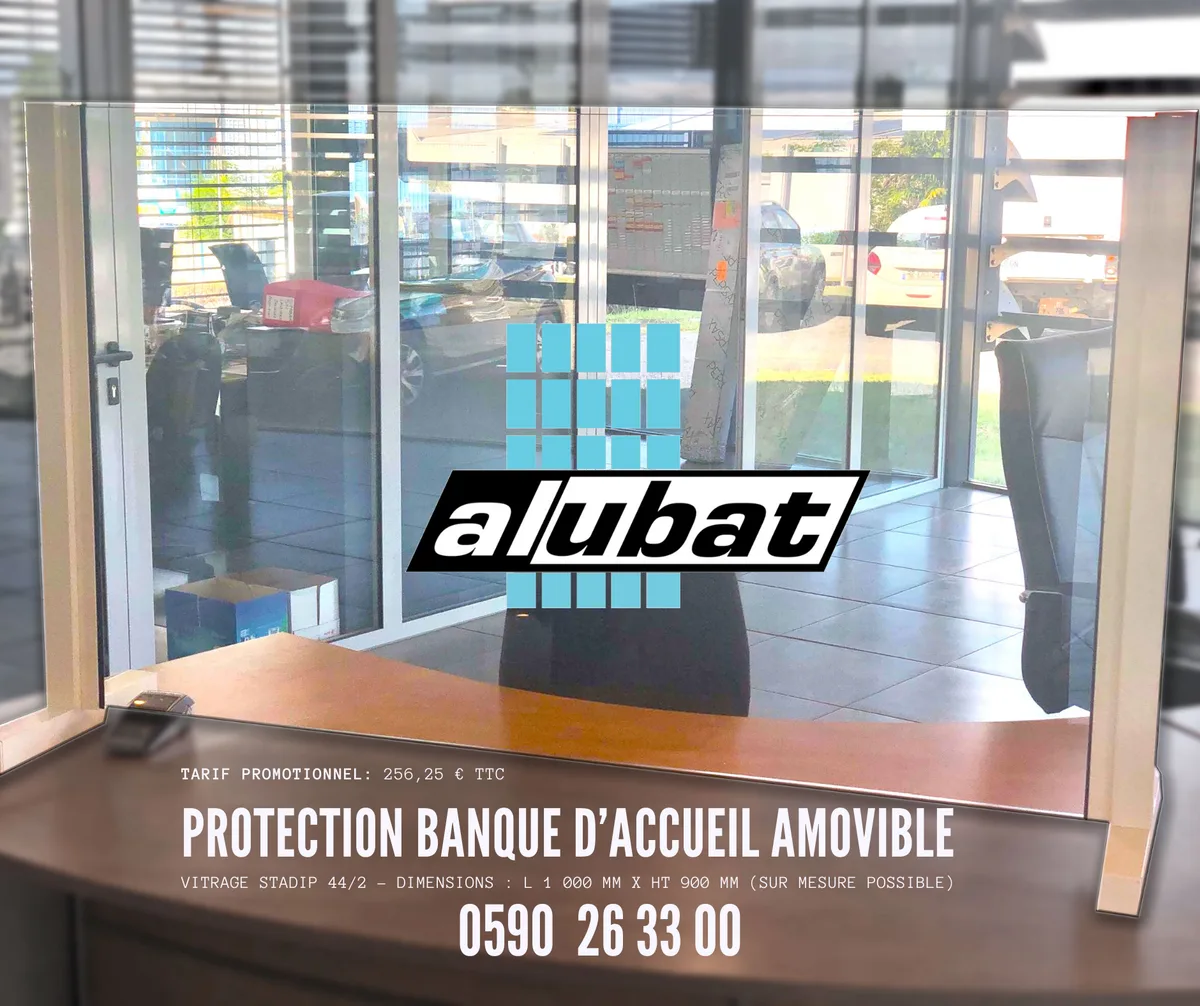 Protection Banque Accueil amovible